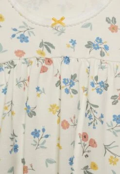 PETIT BATEAU Ensemble Nuit Mar/Mu3A Set - Chemise De Nuit / Nuisette - Marshmallow/Multico -Petit Bateau Soldes 883f37452b0744ea9fc86c588ade14e8