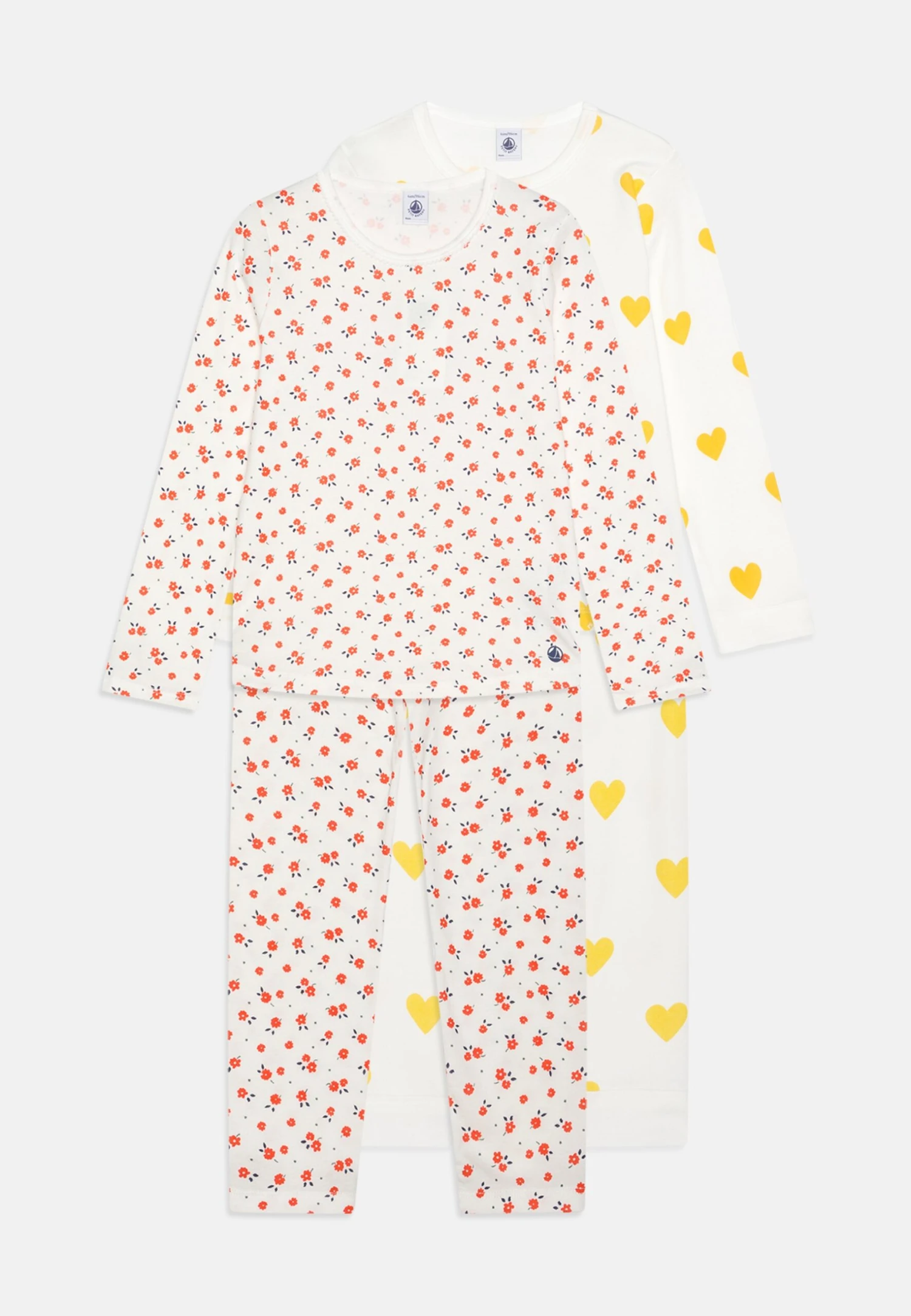 PETIT BATEAU Kids Lot Josett Set 2 Pack - Pyjama - White 3 PETIT BATEAU Kids Lot Josett Set 2 Pack - Pyjama - White