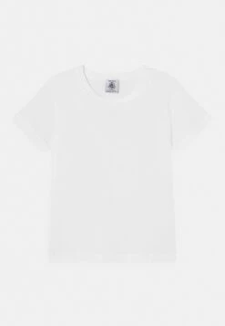 PETIT BATEAU Tee 2 Pack Unisex - T-Shirt Basique - White -Petit Bateau Soldes 8e495adfabf647dbba15e80f06621899
