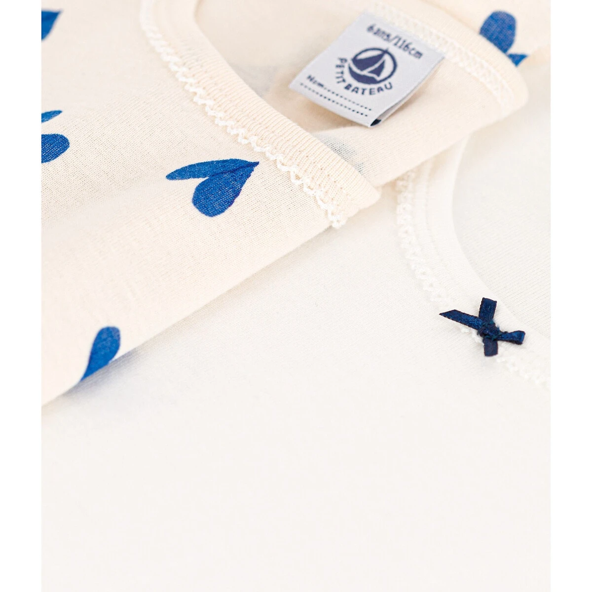 PETIT BATEAU Lot De 2 T-shirts De Corps Manches Courtes 5 PETIT BATEAU Lot De 2 T-shirts De Corps Manches Courtes – Image 3