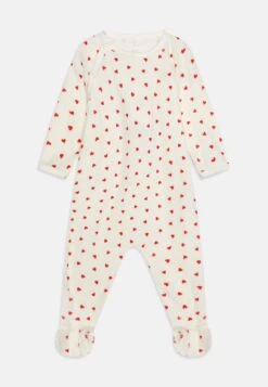 PETIT BATEAU Baby Larita Unisex - Grenouillère - Marshmallow/Terkuit