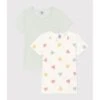 PETIT BATEAU Lot De 2 T-shirts Manches Courtes -Petit Bateau Soldes 97d1e19f61f721fd05307a8a35945f2a