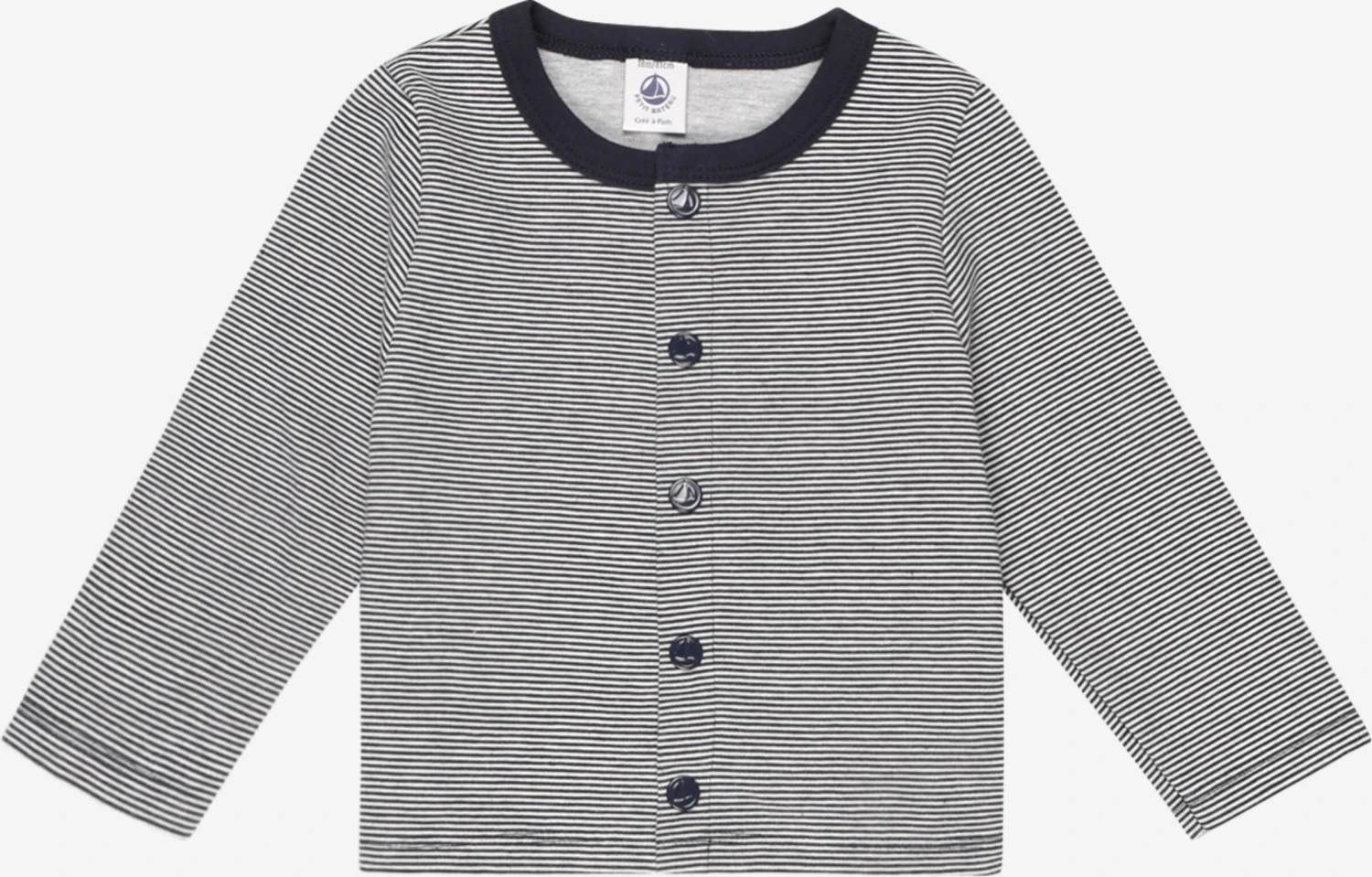 PETIT BATEAU Sweats Et Mailles Cardigan Enfants Marine 3 PETIT BATEAU Sweats Et Mailles Cardigan Enfants Marine