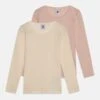 PETIT BATEAU Kids 2 Pack - T-Shirt À Manches Longues - Pink,Offwhite -Petit Bateau Soldes ae0a1698d0cf4fa0a7d3946c72c98d4d