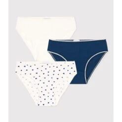 PETIT BATEAU Lot De 3 Culottes En Coton Et élasthanne
