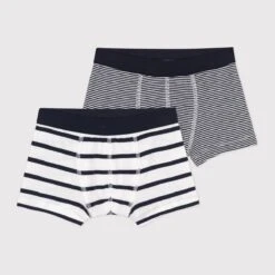 PETIT BATEAU Lot De 2 Boxers 3-12 Ans