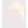 PETIT BATEAU Lot De 2 Pyjamas Long Imprimé Cœur -Petit Bateau Soldes b6c52364b1dd3b11c370629b4e2069a7