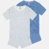 PETIT BATEAU Pyjacourts Unisex 2 Pack - Pyjama - White