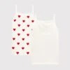 PETIT BATEAU Lot De 2 Maillots De Corps à Bretelles -Petit Bateau Soldes bb9ec24172f975f3ef6331888c69ae99