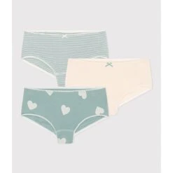 PETIT BATEAU Lot De 3 Shorties En Coton