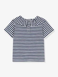 Blouse Manches Courtes PETIT BATEAU -Petit Bateau Soldes blouse manches courtes petit bateau 2