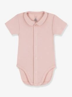 Body Manches Courtes Avec Col PETIT BATEAU -Petit Bateau Soldes body manches courtes avec col petit bateau 2
