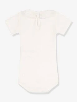 Body Manches Courtes Collerette En Coton Bio PETIT BATEAU
