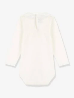 Body Manches Longues à Collerette En Coton Bio PETIT BATEAU