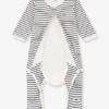 Bodypyjama à Rayures En Coton Bébé PETIT BATEAU -Petit Bateau Soldes bodypyjama a rayures en coton bebe petit bateau