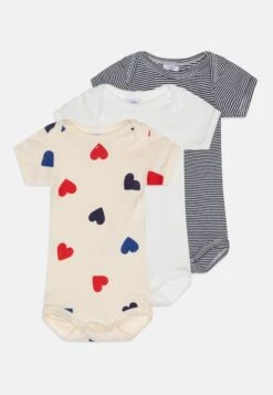 PETIT BATEAU Unisex 3 Pack - Body - White