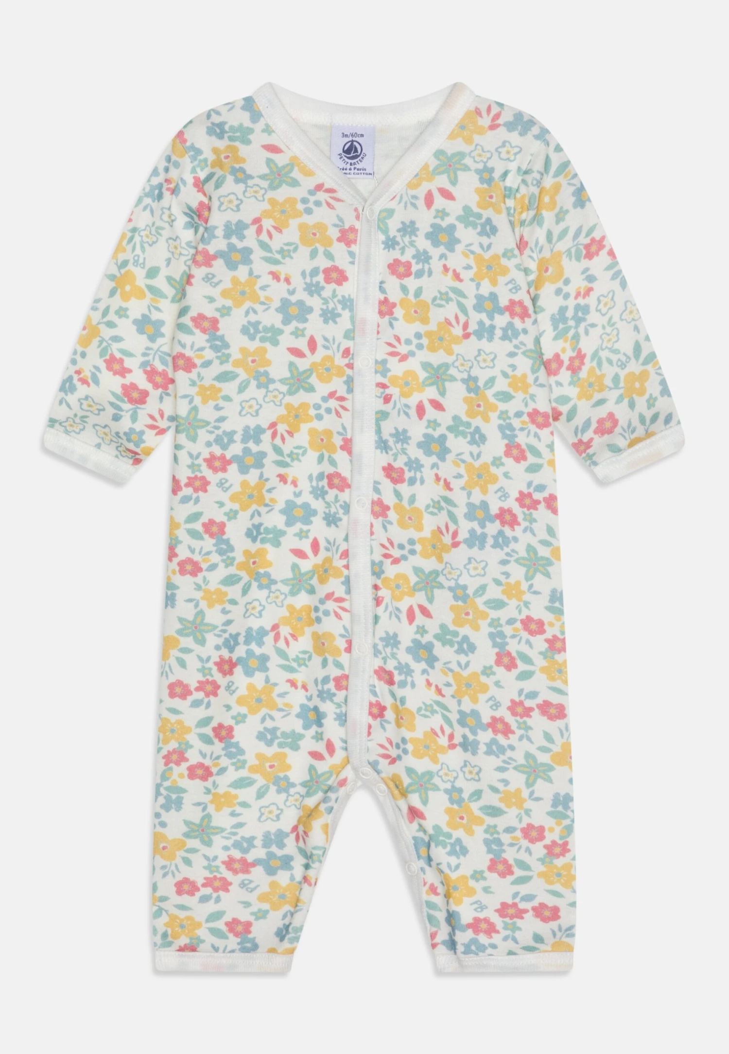 PETIT BATEAU Dors Bien Sans Piedsmar Unisex - Pyjama - Marshmallow/Multi-Coloured 3 PETIT BATEAU Dors Bien Sans Piedsmar Unisex - Pyjama - Marshmallow/Multi-Coloured