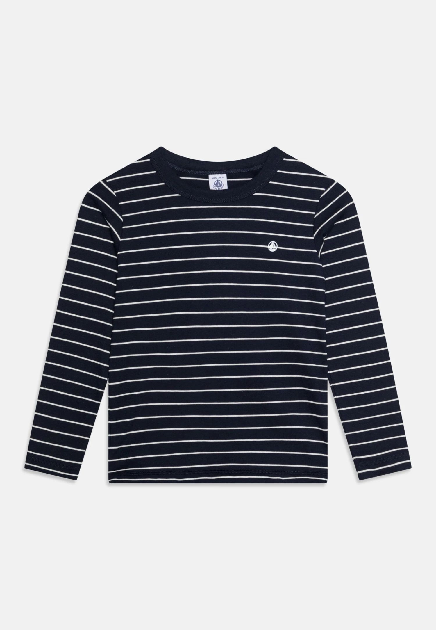 PETIT BATEAU Kids Live Unisex - T-Shirt À Manches Longues - Smoking/Marshmallow 3 PETIT BATEAU Kids Live Unisex - T-Shirt À Manches Longues - Smoking/Marshmallow