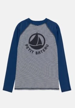 PETIT BATEAU Unisex - T-Shirt De Surf - Medieval/Marshmallow