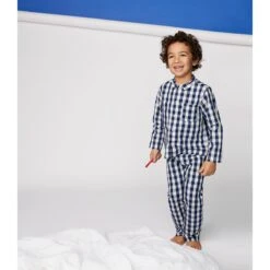 PETIT BATEAU Pyjama 2 Pièces à Carreaux -Petit Bateau Soldes d25dc723795e4760ac7cd6da46db708f