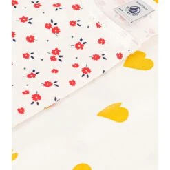 PETIT BATEAU Lot De 2 Pyjamas Long Imprimé Cœur -Petit Bateau Soldes d512480d46ff6043192c0c50f124735c