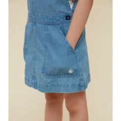 PETIT BATEAU Robe Salopette En Denim -Petit Bateau Soldes d86cf4cd0a05b11148892f2def0ca511