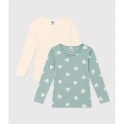 PETIT BATEAU Lot De 2 T-shirts Manches Longues