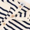 Ensemble 2 Pièces Bébé En Tricot Rayé Laine Et Coton PETIT BATEAU -Petit Bateau Soldes ensemble 2 pieces bebe en tricot raye laine et coton petit bateau