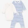 Ensemble 3 Pièces En Molleton Léger PETIT BATEAU -Petit Bateau Soldes ensemble 3 pieces en molleton leger petit bateau