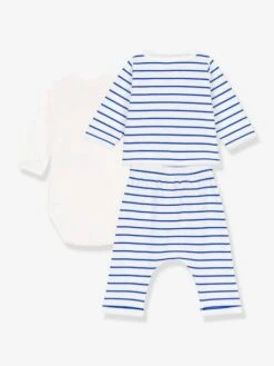 Ensemble 3 Pièces En Molleton Léger PETIT BATEAU -Petit Bateau Soldes ensemble 3 pieces en molleton leger petit bateau 2