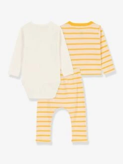 Ensemble Naissance 3 Pièces En Coton Bio PETIT BATEAU
