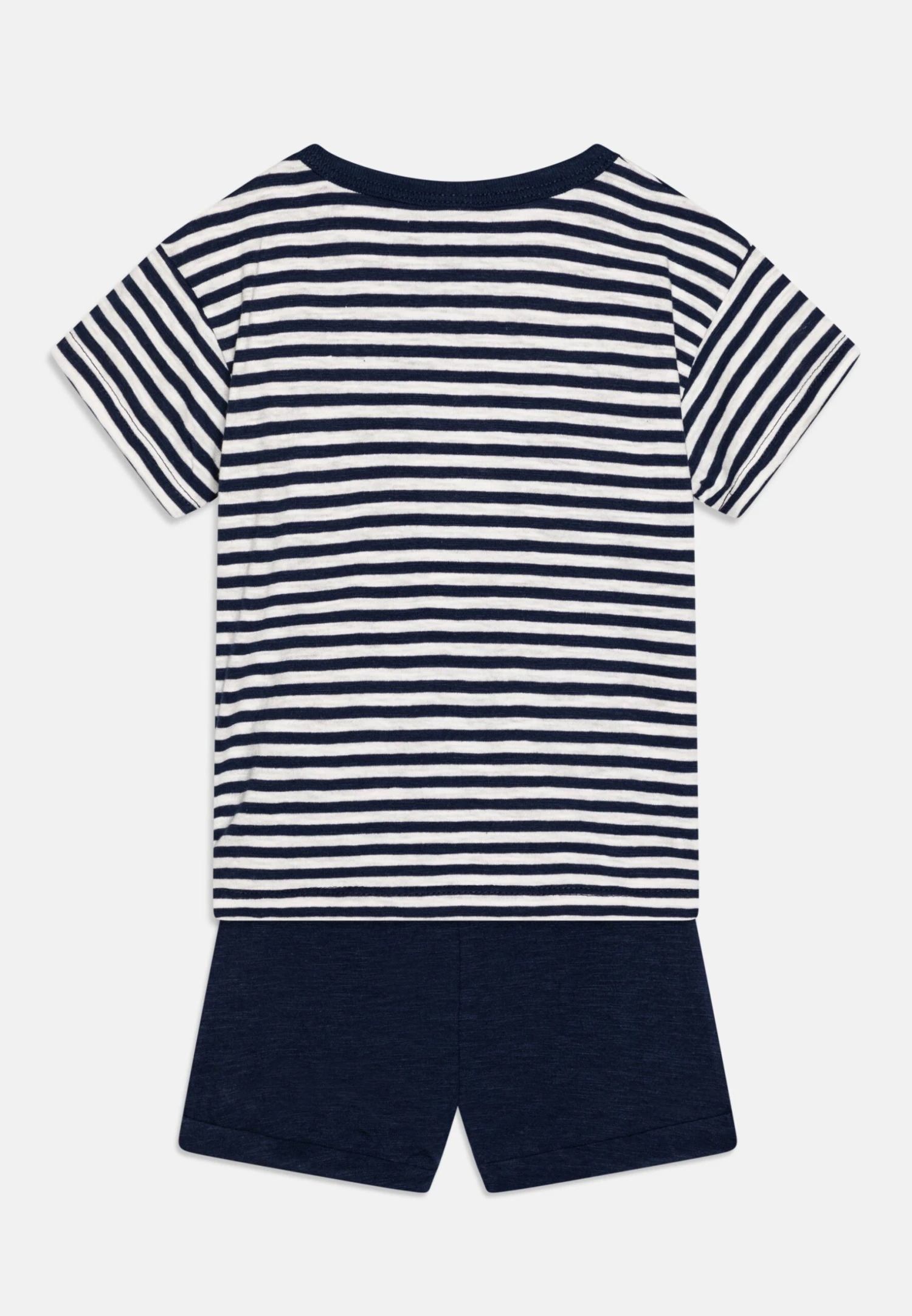 PETIT BATEAU Ensemble 2 Pieces Unisex Set - T-Shirt Imprimé - Medieval/Marshmallow 4 PETIT BATEAU Ensemble 2 Pieces Unisex Set - T-Shirt Imprimé - Medieval/Marshmallow – Image 2