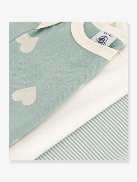 PETIT BATEAU Lot 3 Bodies Manches Courtes PETI BATEAU 5 PETIT BATEAU Lot 3 Bodies Manches Courtes PETI BATEAU – Image 3