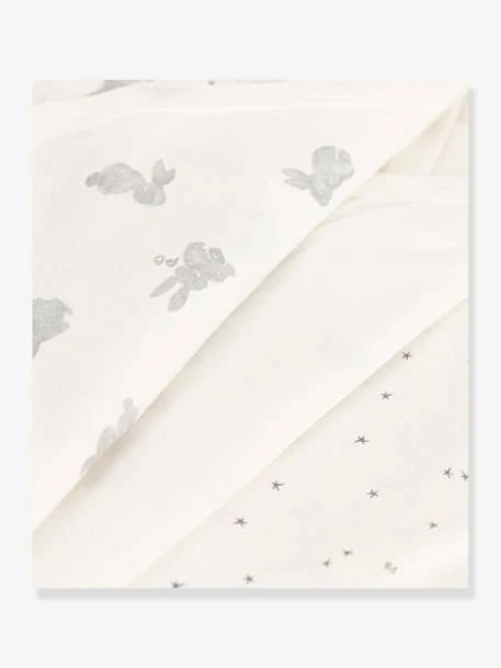 Lot De 3 Bodies Croisés Manches Courtes Lapins Bébé PETIT BATEAU 3 Lot De 3 Bodies Croisés Manches Courtes Lapins Bébé PETIT BATEAU