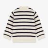 Pull Bébé En Laine Et Coton Rayé PETIT BATEAU -Petit Bateau Soldes pull bebe en laine et coton raye petit bateau