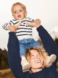 Pull Bébé En Laine Et Coton Rayé PETIT BATEAU -Petit Bateau Soldes pull bebe en laine et coton raye petit bateau 3