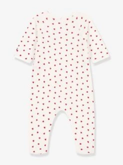 Pyjama Bébé Coeur En Velours PETIT BATEAU -Petit Bateau Soldes pyjama bebe coeur en velours petit bateau 2