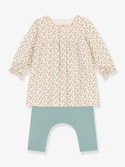 Robe En Tubique Et Legging Bébé PETIT BATEAU -Petit Bateau Soldes robe en tubique et legging bebe petit bateau 2