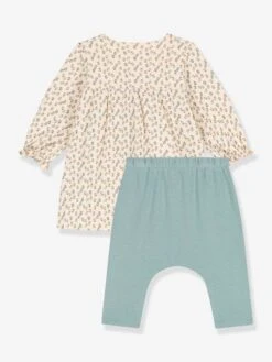 Robe En Tubique Et Legging Bébé PETIT BATEAU -Petit Bateau Soldes robe en tubique et legging bebe petit bateau 3