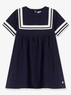 Robe Manches Courtes En Coton Bio PETIT BATEAU