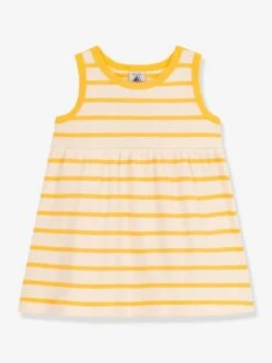 Robe Sans Manches En Coton Bio PETIT BATEAU -Petit Bateau Soldes robe sans manches en coton bio petit bateau 2