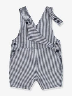 Salopette Courte En Toile Bébé PETIT BATEAU