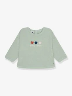 Sweat Coeur Fille PETIT BATEAU -Petit Bateau Soldes sweat coeur fille petit bateau 2