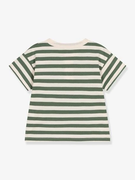 T-shirt Rayé En Jersey Garçon PETIT BATEAU 4 T-shirt Rayé En Jersey Garçon PETIT BATEAU – Image 2